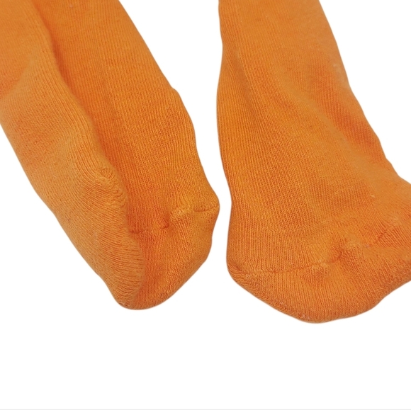 NERD | Classic Unisex Knee High Novelty Tube Socks in Orange & Brown (One Size) - Picture 3 of 8